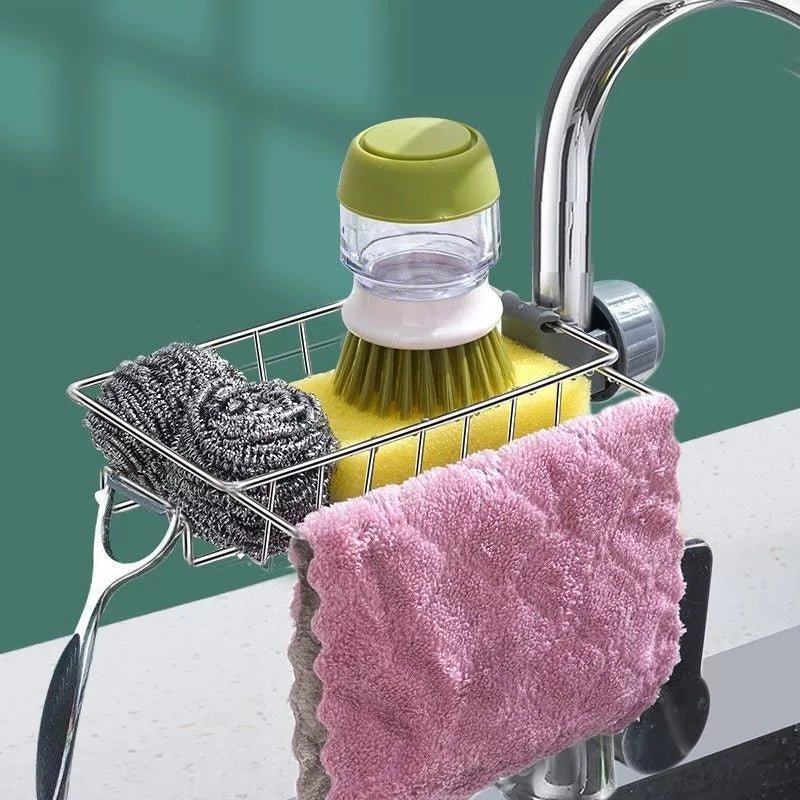 Stainless Steel Sink Drain Rack - Saadiq.pk