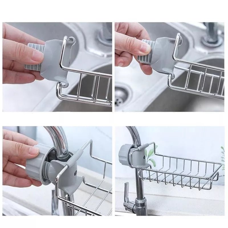Stainless Steel Sink Drain Rack - Saadiq.pk