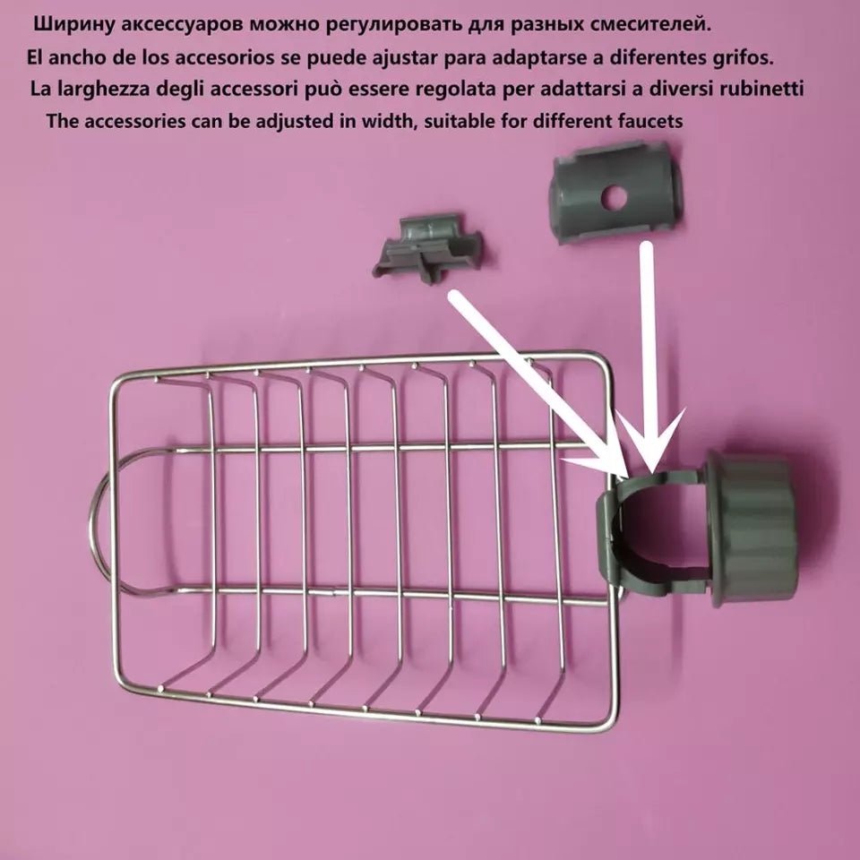 Stainless Steel Sink Drain Rack - Saadiq.pk
