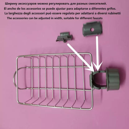 Stainless Steel Sink Drain Rack - Saadiq.pk