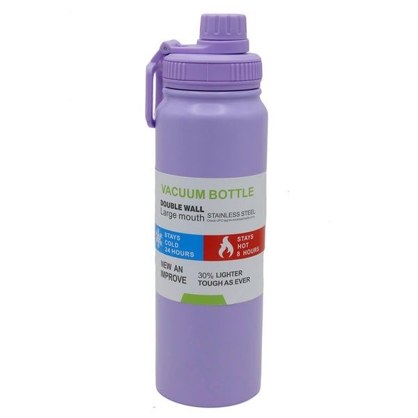 Stainless Steel Vacuum Bottle – 1000ml Insulated Water Flask - Saadiq.pk