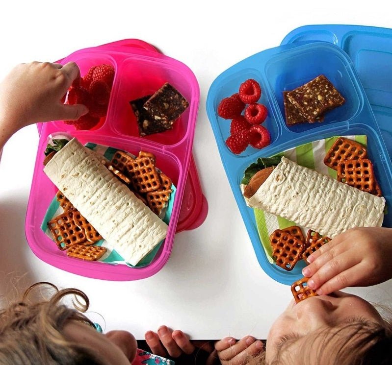 Student Lunch Box – Airtight, Lightweight & Multi - Partition (700ml / 1000ml) - Saadiq.pk