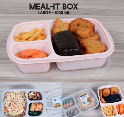 Student Lunch Box – Airtight, Lightweight & Multi - Partition (700ml / 1000ml) - Saadiq.pk