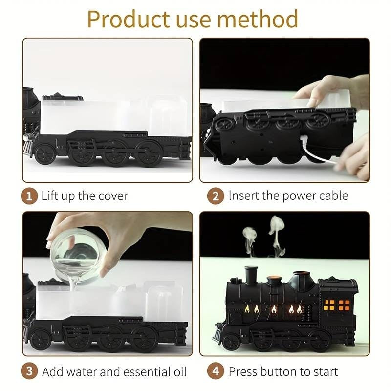 Train Shape Essential Oil Humidifier