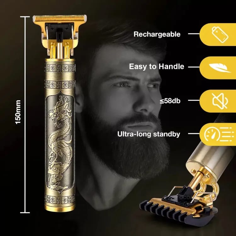 T9 Metal Beard Trimmer (Vintage) - Saadiq.pk