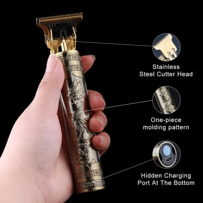 T9 Metal Beard Trimmer (Vintage) - Saadiq.pk
