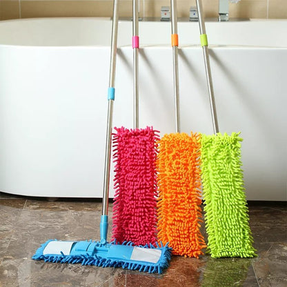 Telescopic Microfiber Flat Mop - Saadiq.pk