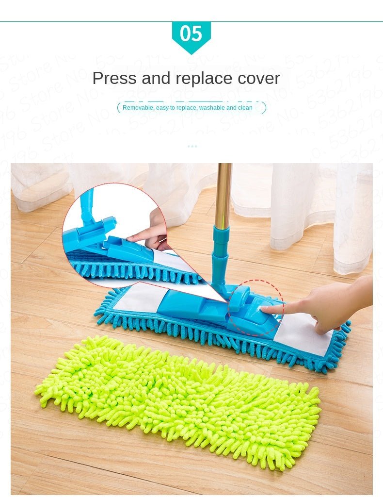 Telescopic Microfiber Flat Mop - Saadiq.pk