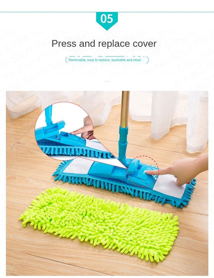 Telescopic Microfiber Flat Mop - Saadiq.pk