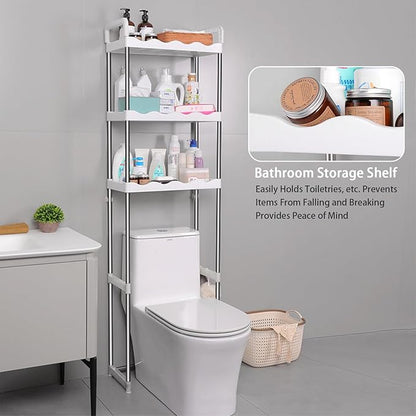 Toilet Storage Rack – Space - Saving Bathroom Organizer - Saadiq.pk