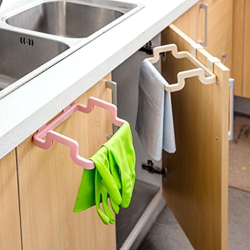 Towel Rack Hanging Holder – Space - Saving Kitchen & Bathroom Organizer - Saadiq.pk