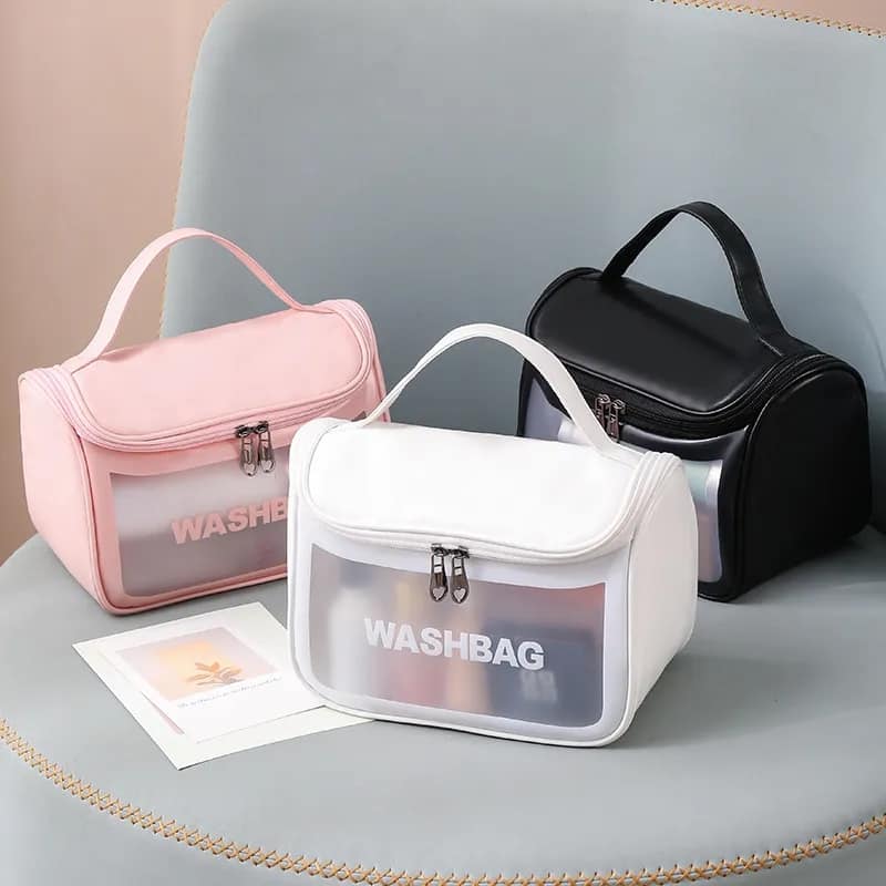 Travel Washbag Cosmetic Organizer | Waterproof Hanging Toiletry Bag - Saadiq.pk