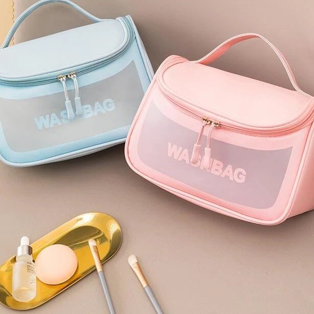 Travel Washbag Cosmetic Organizer | Waterproof Hanging Toiletry Bag - Saadiq.pk