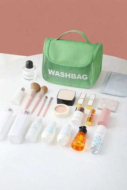 Travel Washbag Cosmetic Organizer | Waterproof Hanging Toiletry Bag - Saadiq.pk