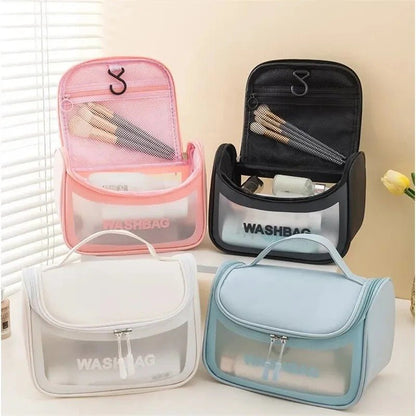 Travel Washbag Cosmetic Organizer | Waterproof Hanging Toiletry Bag - Saadiq.pk
