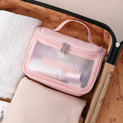 Travel Washbag Cosmetic Organizer | Waterproof Hanging Toiletry Bag - Saadiq.pk
