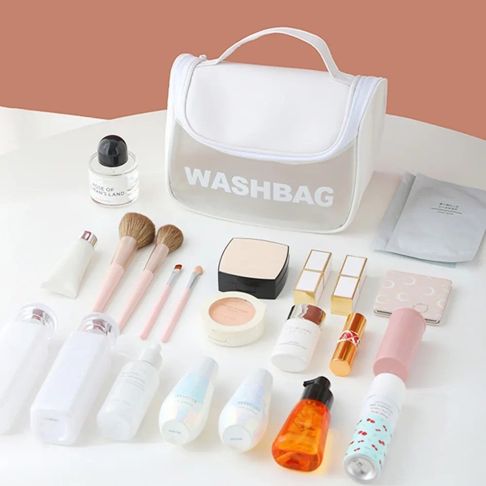 Travel Washbag Cosmetic Organizer | Waterproof Hanging Toiletry Bag - Saadiq.pk