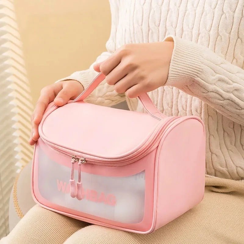 Travel Washbag Cosmetic Organizer | Waterproof Hanging Toiletry Bag - Saadiq.pk
