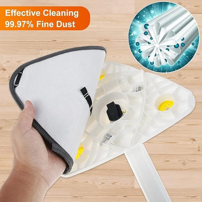 Triangle Mop Replacement Pads – Washable Microfiber Cleaning Pads - Saadiq.pk