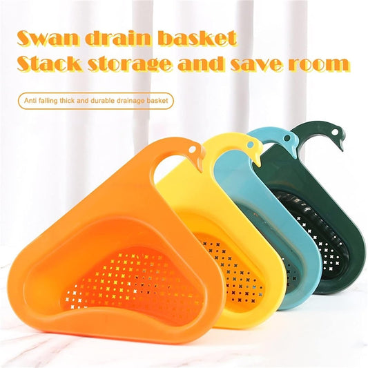 Triangle Sink Strainer Basket – Corner Kitchen Draining & Food Strainer - Saadiq.pk