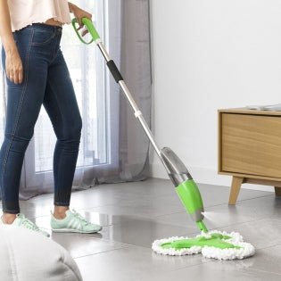 Triple Dust Mop With Spray Holder - Saadiq.pk