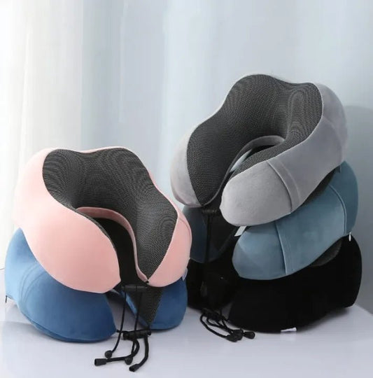 U - Shaped Travel Neck Pillow – Comfortable Support Cushion for Travel & Home - Saadiq.pk