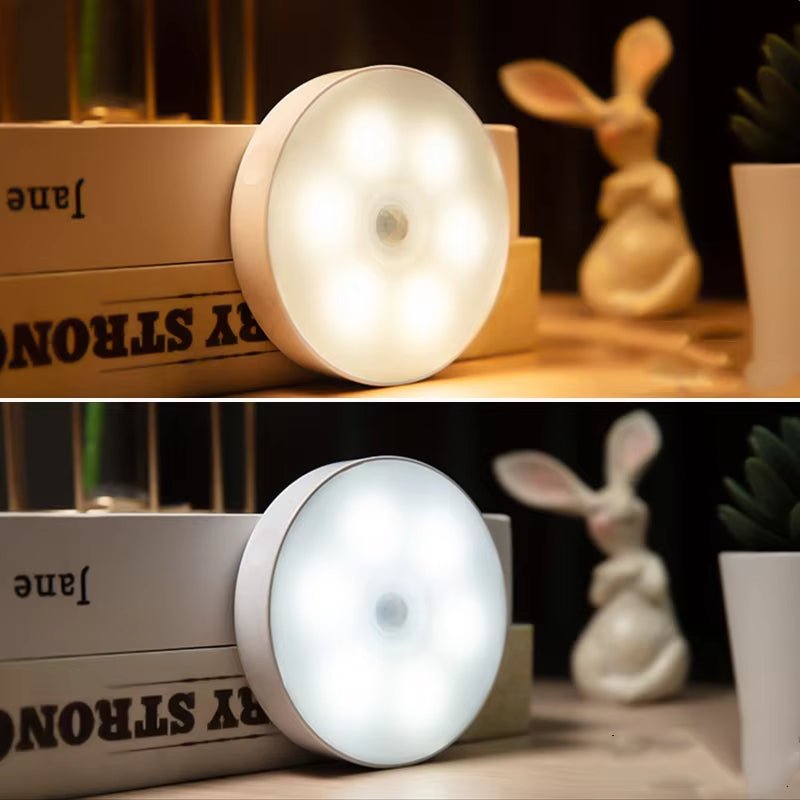 USB Charging Human Induction Night Light – Motion Sensor LED Lamp - Saadiq.pk