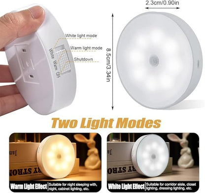 USB Charging Human Induction Night Light – Motion Sensor LED Lamp - Saadiq.pk