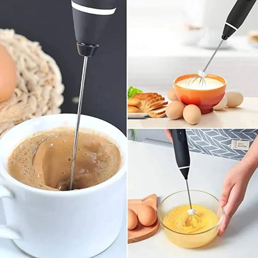 USB Electric Coffee & Egg Beater – Portable Hand Mixer & Milk Frother | Saadiq.pk - Saadiq.pk