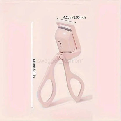 USB Rechargeable Eyelash Curler – Portable Heated Lash Curler - Saadiq.pk