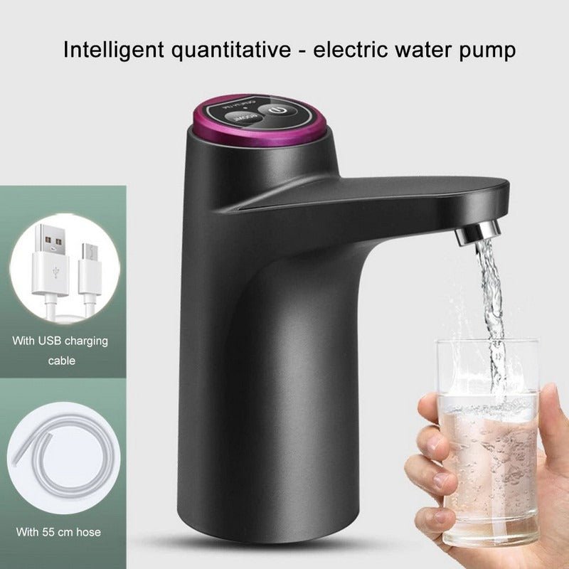 USB Rechargeable Water Dispenser Pump – Portable & Easy One - Click Operation - Saadiq.pk