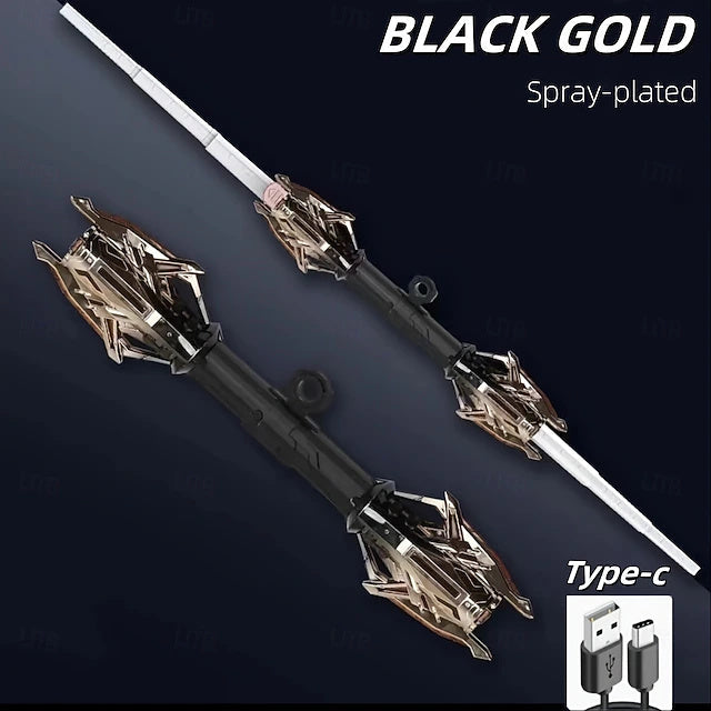 2-in-1 LED Light Sword Toy with Sound Effects