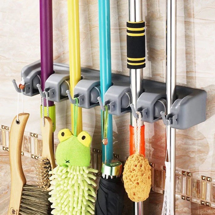 Wall Mount Mop And Broom Holder - Saadiq.pk