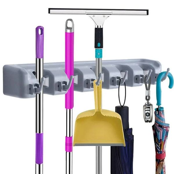 Wall Mount Mop And Broom Holder - Saadiq.pk