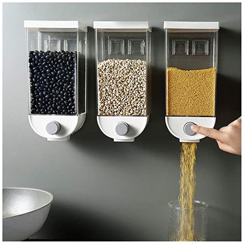 Wall - Mounted Cereal Dispenser – 1 KG Capacity - Saadiq.pk