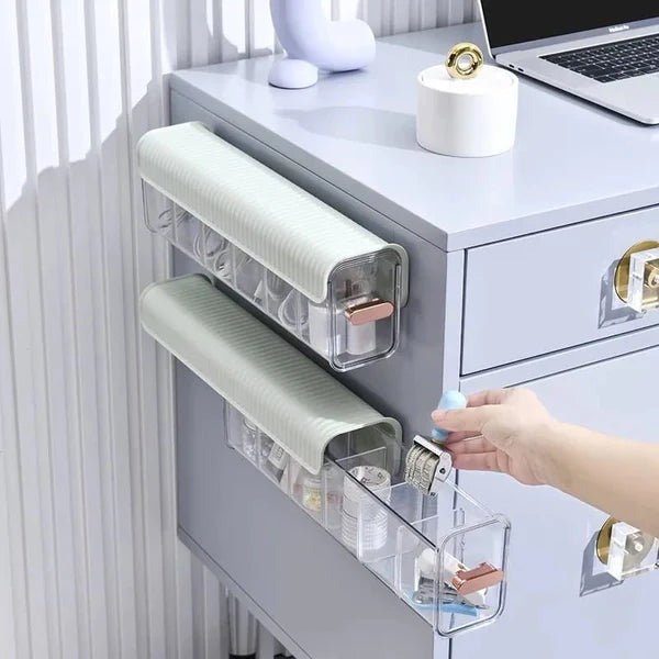 Wall Mounted Spice Storage Box – 6 Compartment Moisture - Proof Organizer - Saadiq.pk