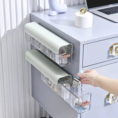 Wall Mounted Spice Storage Box – 6 Compartment Moisture - Proof Organizer - Saadiq.pk