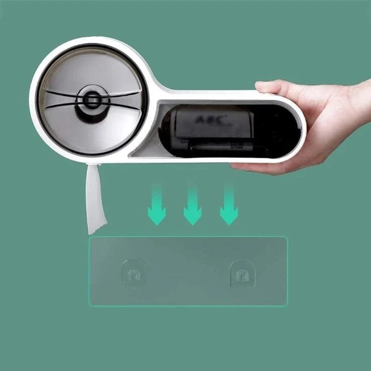 Wall Mounted Tissue Holder And Multipurpose Rack - Saadiq.pk