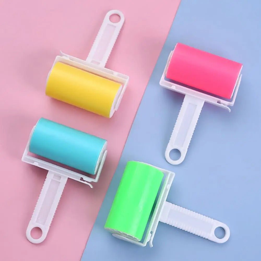 Washable Reusable Gel Lint Roller – Portable Dust & Hair Remover - Saadiq.pk