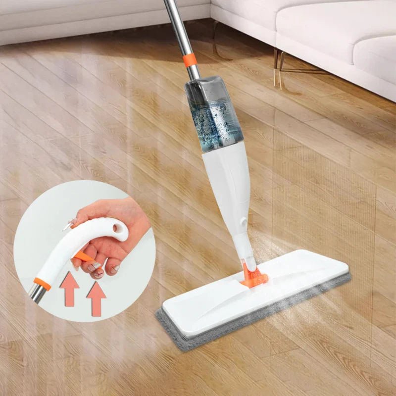 Water Spray Mop – Wet & Dry Floor Cleaning Mop with Built - In Spray - Saadiq.pk