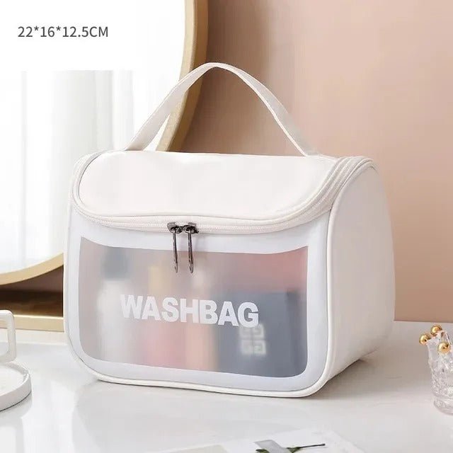 Waterproof Travel Toiletry & Cosmetic Organizer Bag - Saadiq.pk