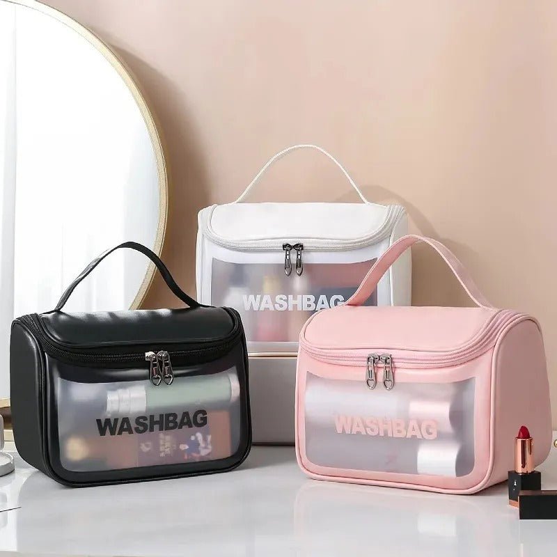 Waterproof Travel Toiletry & Cosmetic Organizer Bag - Saadiq.pk