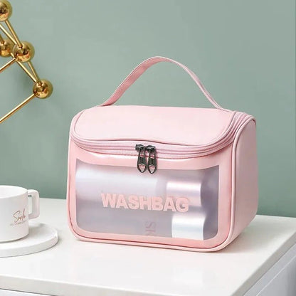 Waterproof Travel Toiletry & Cosmetic Organizer Bag - Saadiq.pk