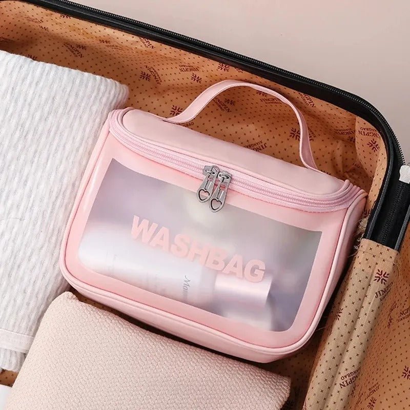 Waterproof Travel Toiletry & Cosmetic Organizer Bag - Saadiq.pk