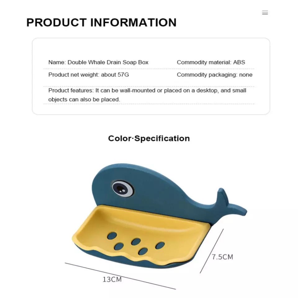 Whale Soap Dish - Saadiq.pk