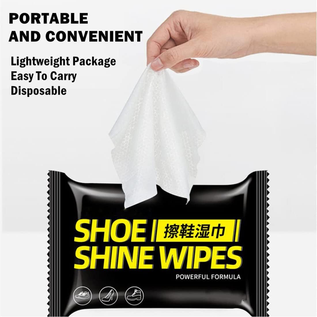 White Shoe Quick Wipes – Instant Sneaker Cleaner for Dirt & Scuff Removal - Saadiq.pk