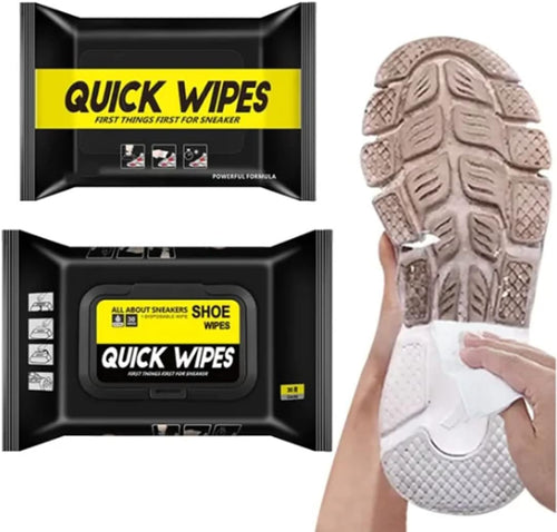 White Shoe Quick Wipes – Instant Sneaker Cleaner for Dirt & Scuff Removal - Saadiq.pk