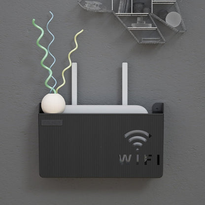 WiFi Router Storage Box – Wall Mounted Cable Organizer Cover - Saadiq.pk