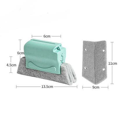 Window Gap Cleaning Brush (Pack of 2) – Easy Track & Corner Cleaner - Saadiq.pk