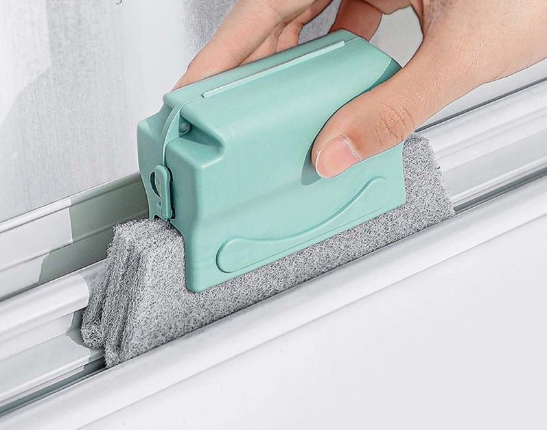 Window Gap Cleaning Brush (Pack of 2) – Easy Track & Corner Cleaner - Saadiq.pk
